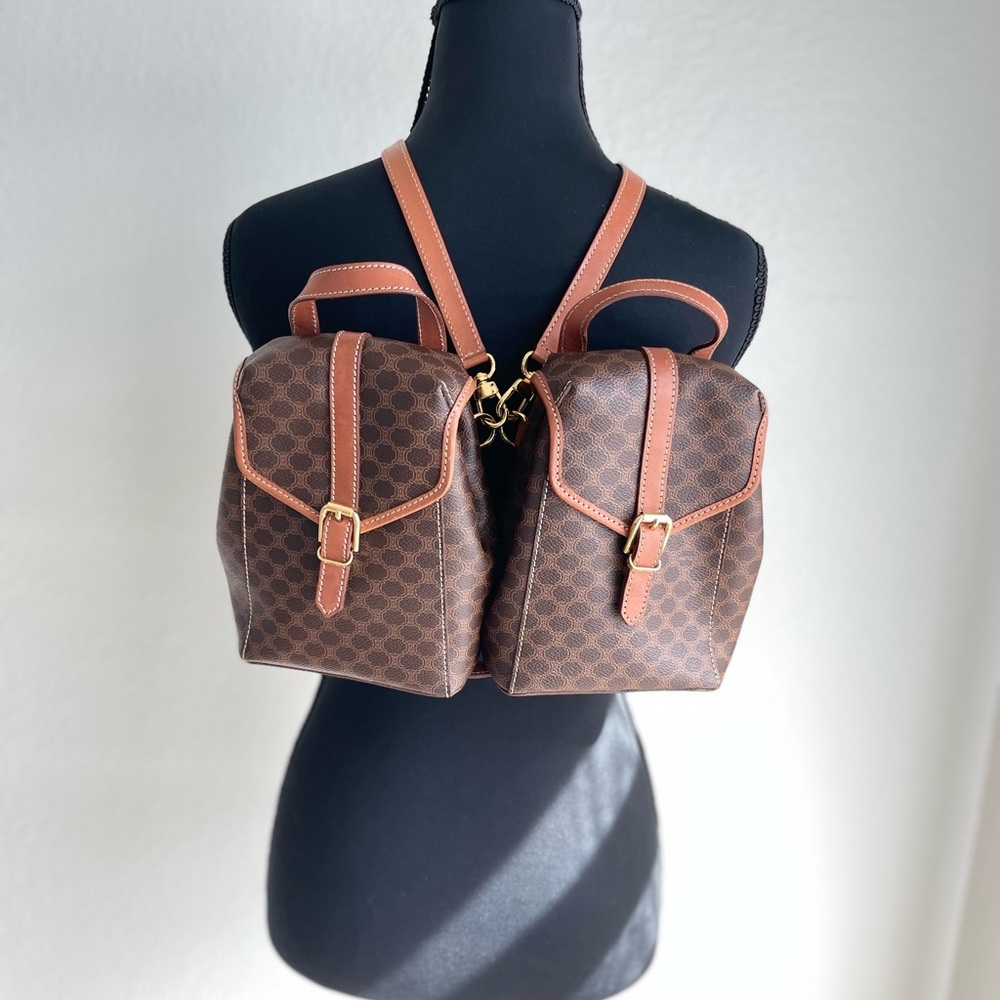 Céline Macadam Twin Backpack